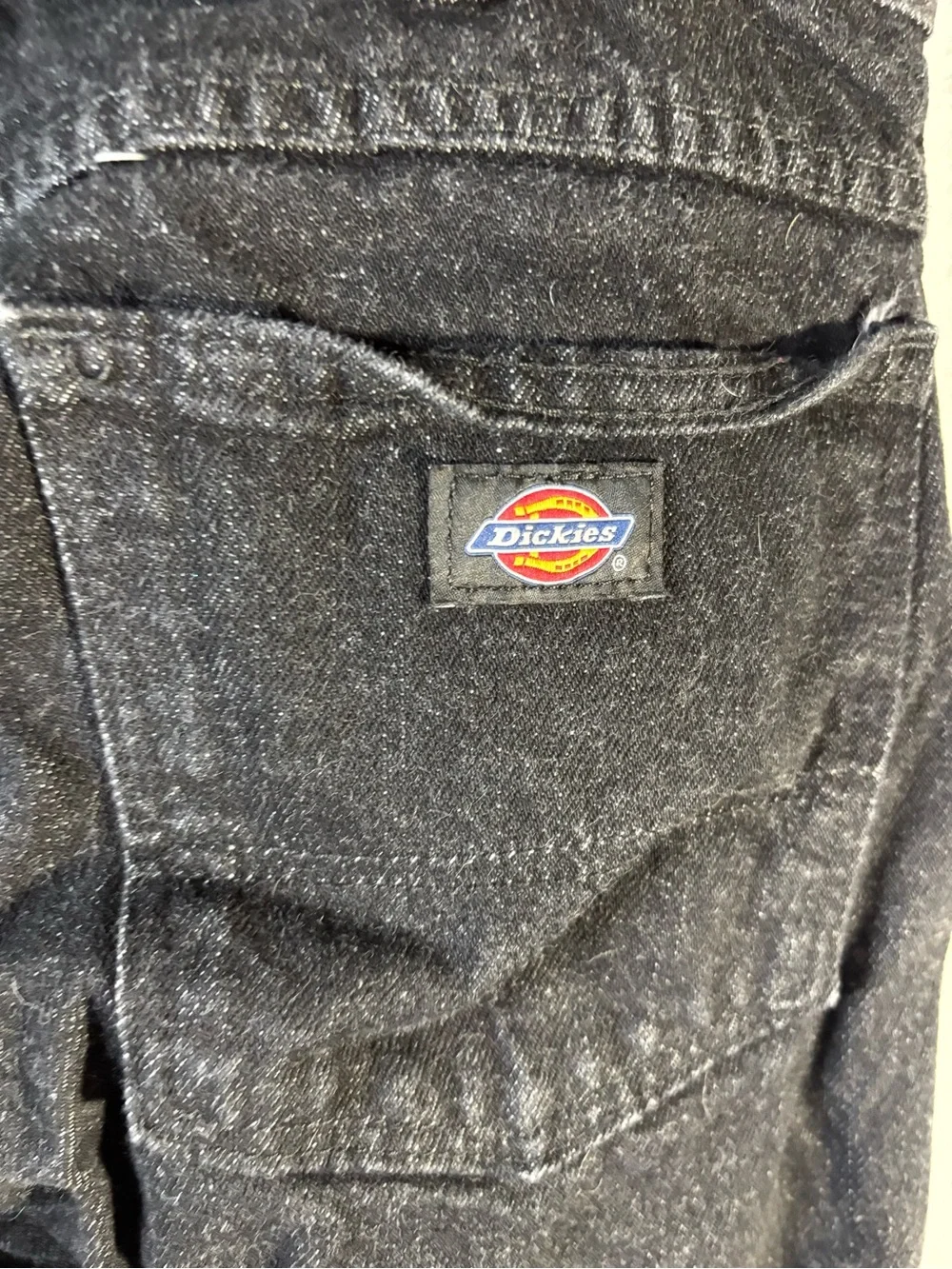 Dickies Men's Slim Straight Black Jeans